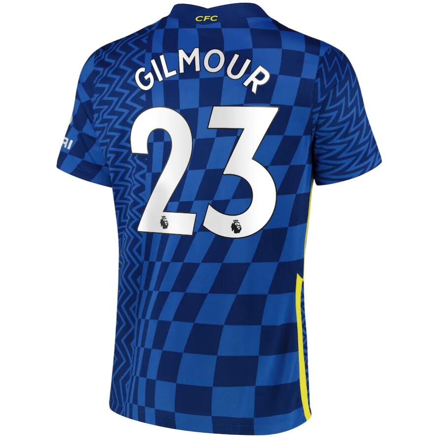 2021/22 Chelsea Home Kit Soccer Jersey Gilmour 23 printing